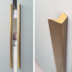 Ручка-профиль FLAPP, Золото брашированное, 1056/1100 мм, Модерн, Viefe, Испания, 06101056L618